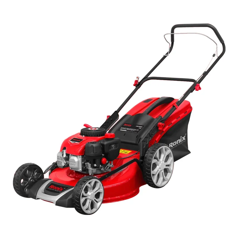 Ronix 4446  5.5HP 171cc Gasoline Powered Handle Landscaping  Single Cylinder 4-stroke Air-cooled Lawn Mower and Shrub Cutter