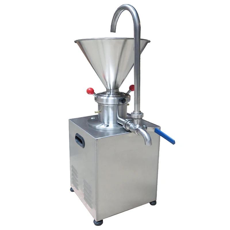 Small‑Size Stainless Steel Colloid Mill JM‑60, Commercial Peanut Butter Mill for Nuts, Sesame and Various Paste Making