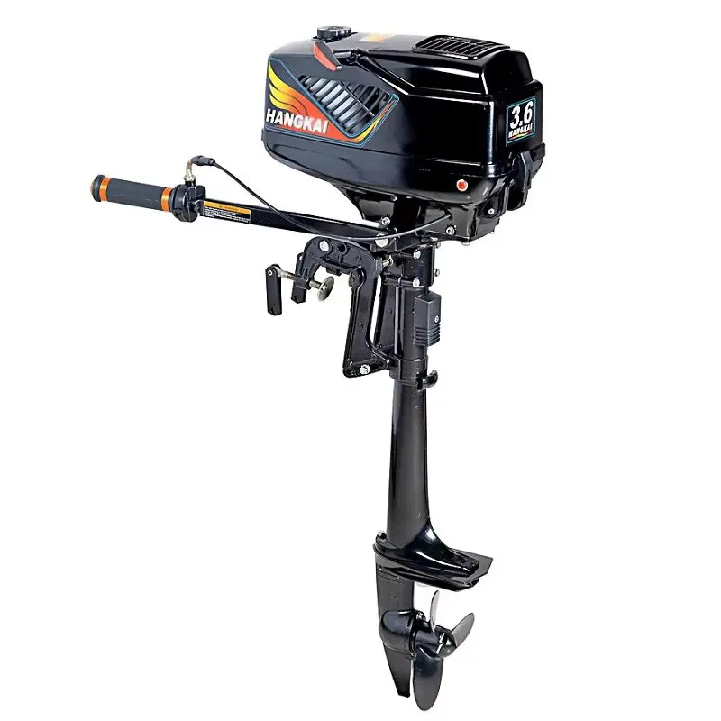 Promotion Brand New 3.6HP 2 Stroke HANGKAI Outboard Motor Boat Marine Engine Water Cooled Free Dropshipping 2PCS 5% OFF