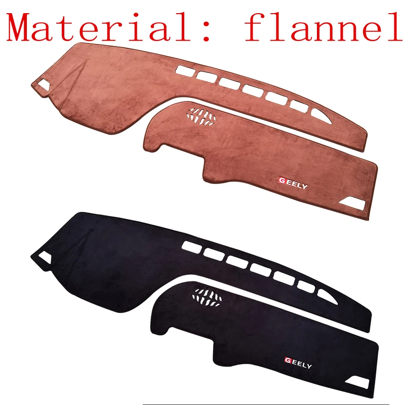 For Geely Okavango I 2023  2024 Flannel Anti Slip Anti UV Mat Dashboard Cover Pad Dashmat Carpet  Accessories