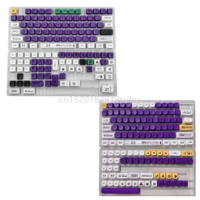 134 Toetsen Xda Profiel Keycaps 5 Zijden Sublimaties Pbt Keycap Set Voor Mechanische Toetsenborden Schakelaars Eva 01