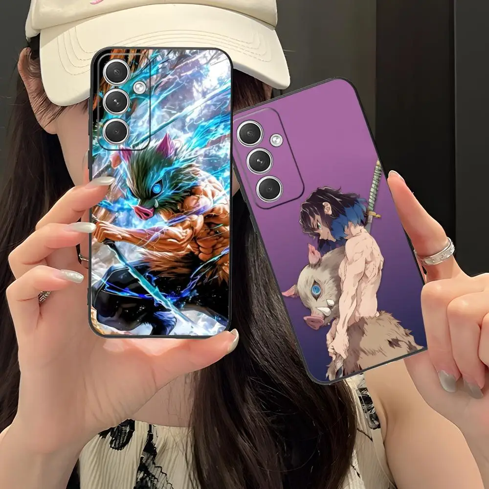 

Чехол для телефона Demon Slayer Inosuke для Samsung Galaxy S25 S24 S23 S22 S21 S20 Note20 Plus FE Ultra Color Protective Luxury Pretty