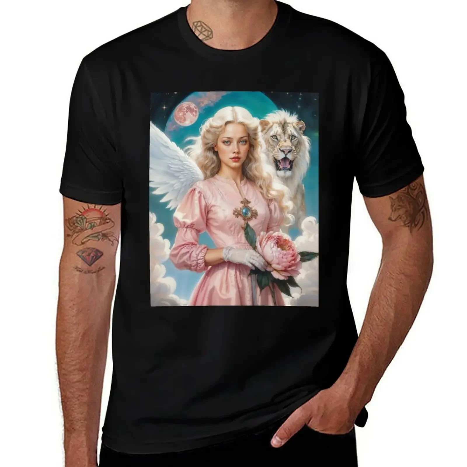 

Футболка Archangel Ariel, забавная футболка, незаменимая футболка, персонализированная футболка, мужские рубашки большого размера, футболка с рисунком