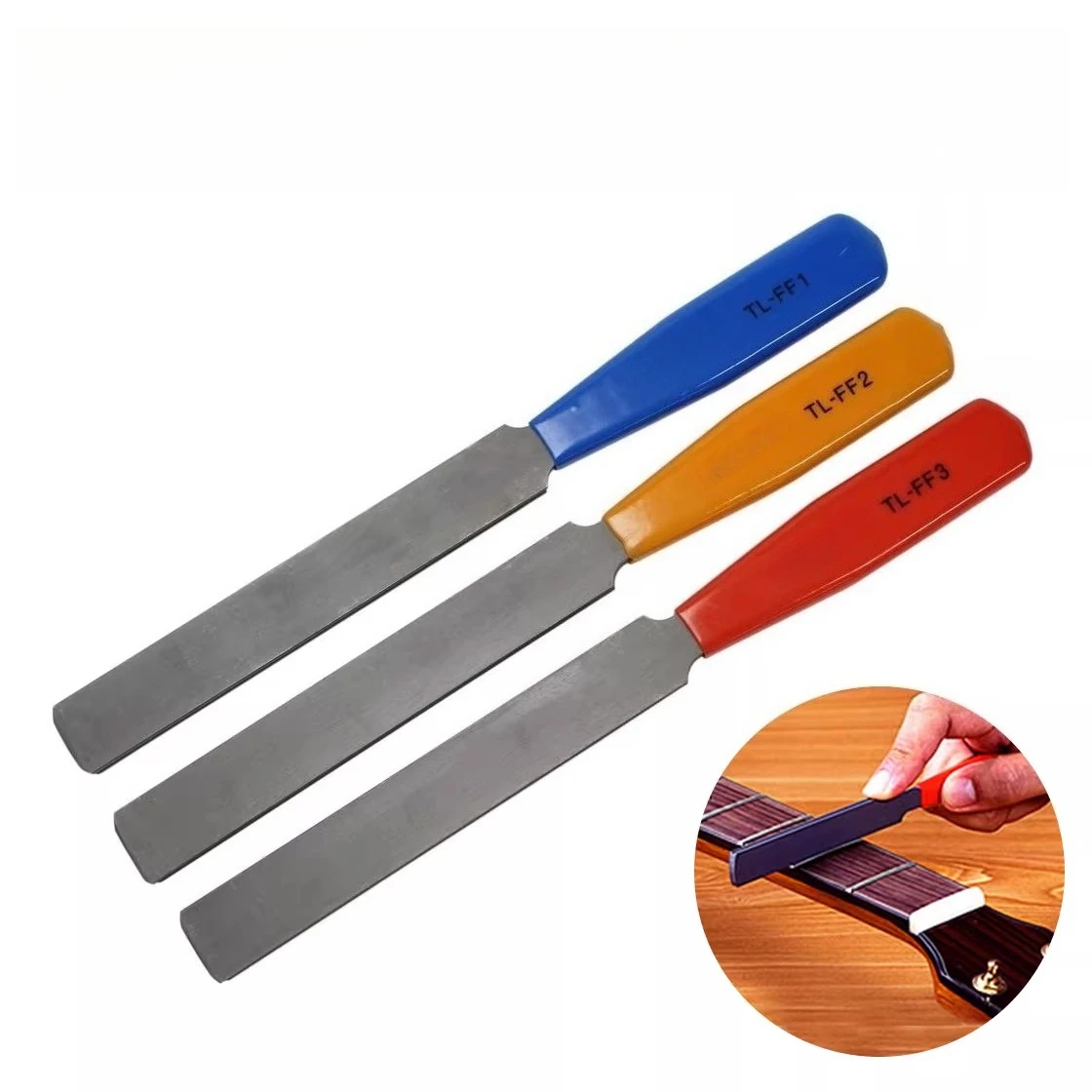 

Guitar fret silk wire pin crown grinding file, Japanese precision grinding file, folk song, electric guitar tool