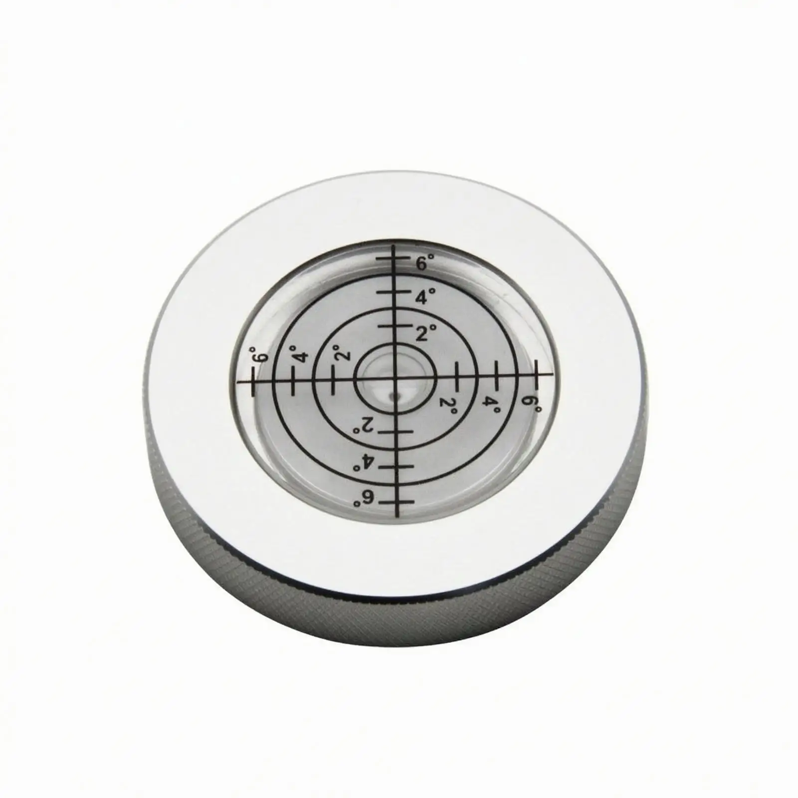 Precision Level Gauge 50mm Aluminum Alloy Circular Spirit Level Bubble Measurement Tool for Carpentry Construction