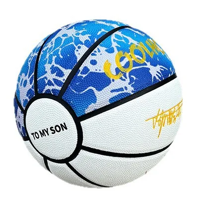 هدية كرة سلة مضيئة مقاس 7، كرات زرقاء حصرية لعيد الميلاد للطلاب والأطفال تتوهج الفلورسنت لكل من الرجال والنساء