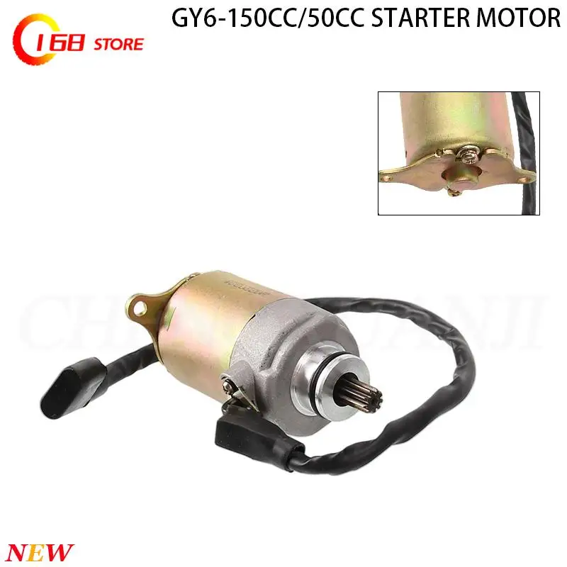Motor de arranque con motor de arranque de cable GY6 50CC 150cc adecuado para accesorios de motocicletas y scooters