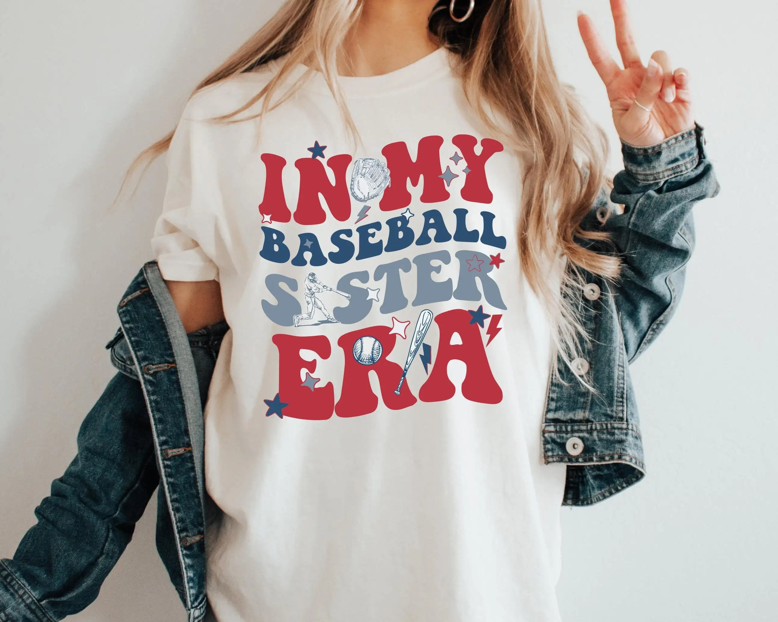 En mi béisbol hermana era camiseta día del juego Fan deporte jugador