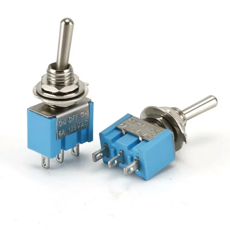 

Тумблер ВКЛ-ВЫКЛ-ВКЛ/ВКЛ-ВКЛ 3-контактный 3-позиционный с фиксацией MTS-103 MTS-102 AC 125 В/6 А 250 В/3 А Кнопочный переключатель питания для автомобиля