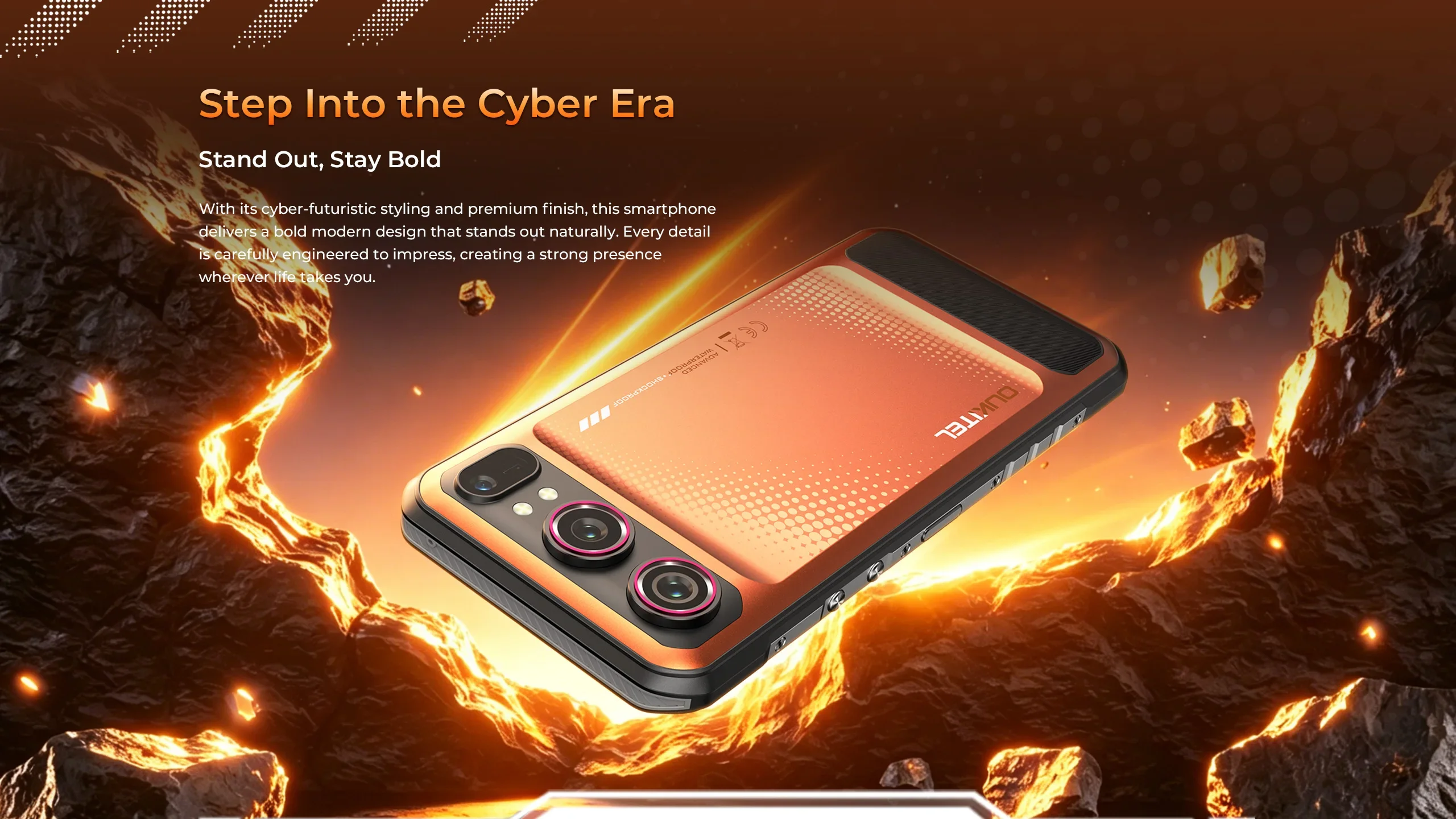 OUKITEL WP68 Air 5G Rugged Smartphone, Dimensity 7025, 36GB(12+24) RAM 512GB ROM, 8000mAh Silicon‑Carbon Battery 45W Fast Charging,6.88" 120Hz Display,64MP Camera,NFC,IP68 IP69K MIL‑STD‑810H,Android 16,Ultra‑Slim 11.9mm 309.5g Cyber‑Futuristic Design