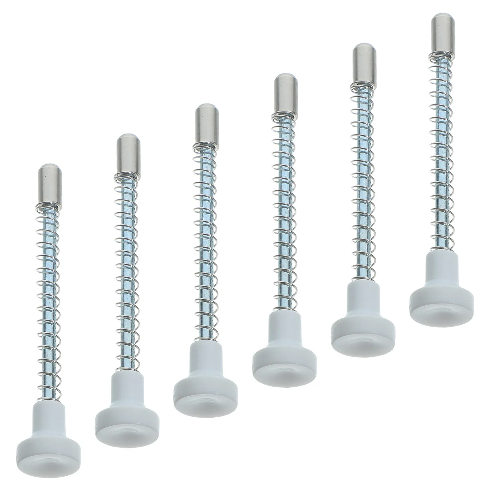 6Pcs Baby Crib Parts Spring Latch Pins 3.35x0.59in Steel Adjustable Bed Rail Connector Fastening Pins Nursery Furniture view 6