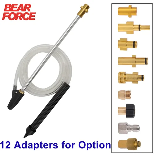 Kit de chorro de arena a presión, boquilla de chorro de arena húmeda para Karcher Huter Interskol Lavor Parkside, arandela de alta presión