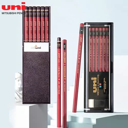 12pcs Japan Uni Sketch Pencil 1887 Graphite Crystal Writing Painting Pencil Hexagonal Wooden Rod 2H/HB/2B/4B Art Supplies