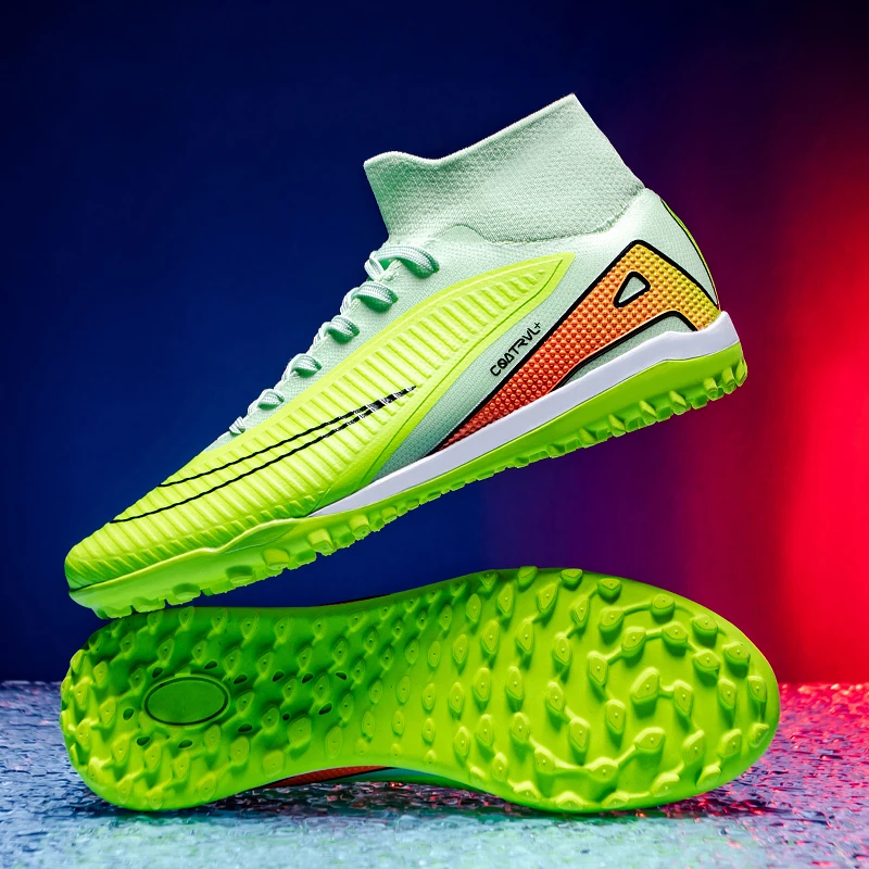 

Новые мужские футбольные бутсы, профессиональные сверхлегкие бутсы для игры на траве, футзальные футбольные кроссовки, женские унисекс-кроссовки высокого качества TF/FG