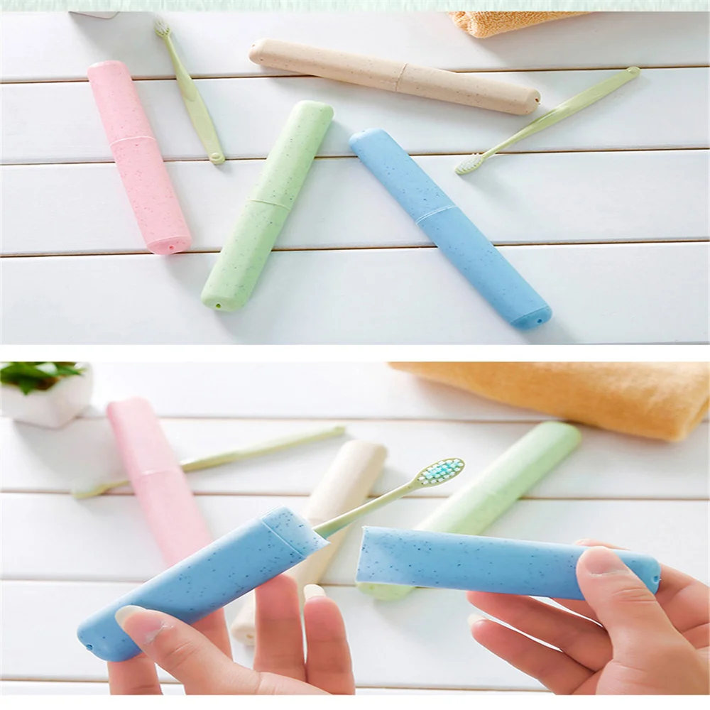 Toothbrush Sleeve Portable For Travel Not Easily Broken Toothbrush Barrel Dust-proof 20g Toothbrush Box Accessories Tools Tidy