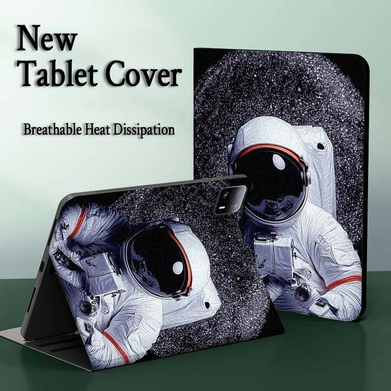 رائد الفضاء كول آرت لشاومي ريدمي باد 2 7 8 6 6S 5 4 SE Pro 8.8 11 8.7 11.2 12.4 Ultra Plus Max حافظة تابلت