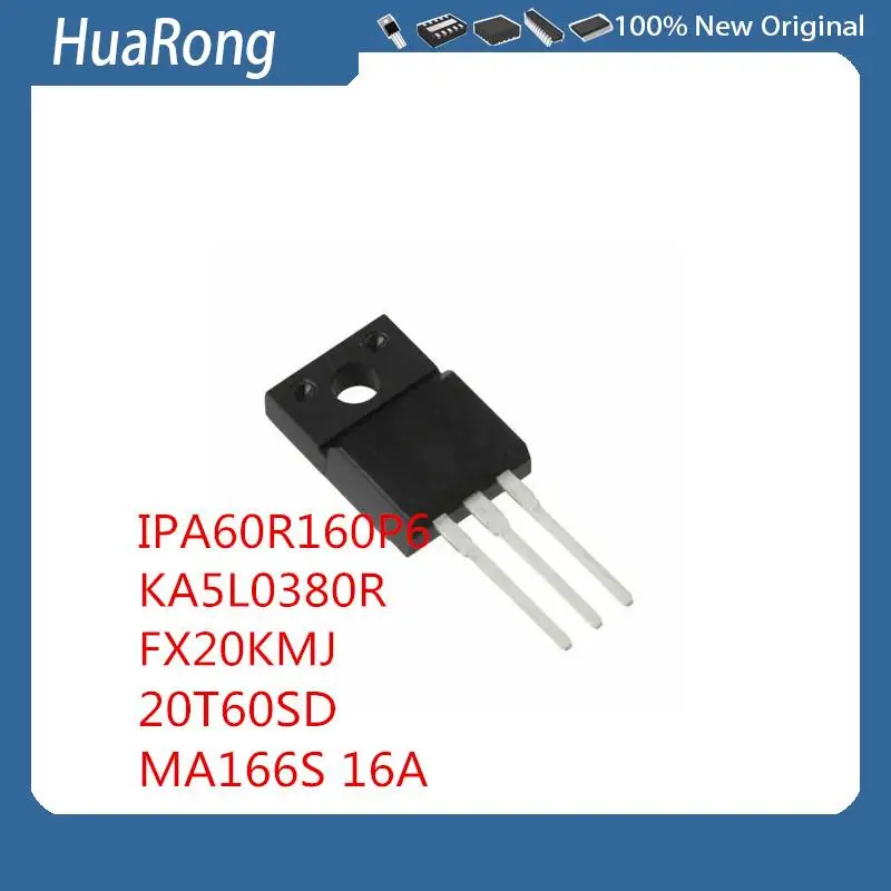 10Pcs/Lot IPA60R160P6 6R160P6 650V 68A MOS TO-220F  KA5L0380R FX20KMJ 20T60SD  MA166S 16A