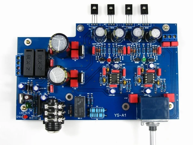 

YS-A1 headphone amplifier finished board