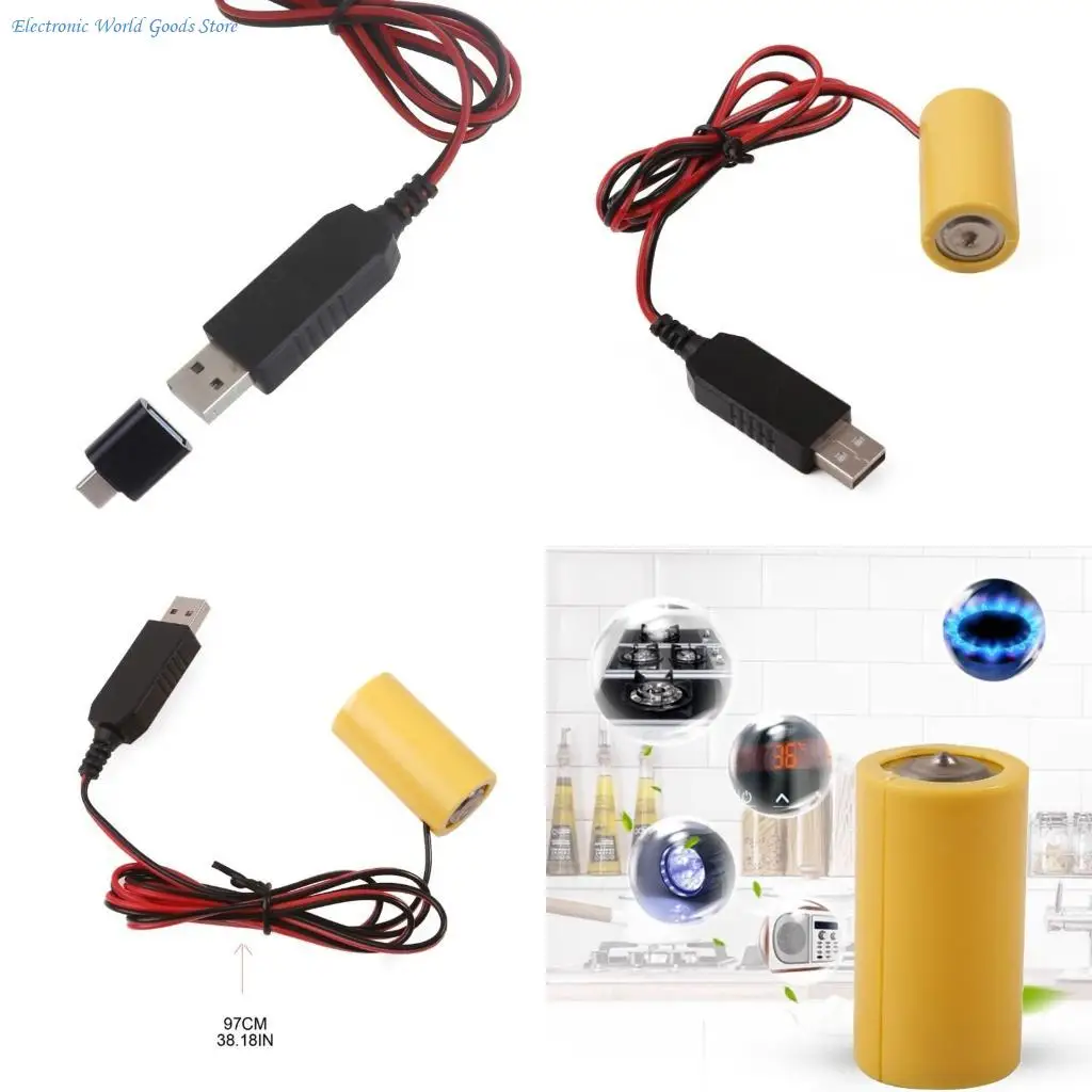 

A3PD 97 см Блоки замены батарей, 4 шт., 1,5 В LR14 C замена 4 батарей 1,5 В