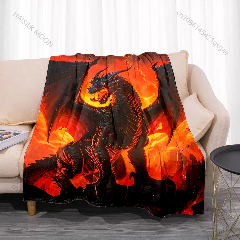 

1PC Giant octopus swirling tentacles Print Blanket Flannel Material Soft Warm for All Seasons Home sofa Camping Picnics RV