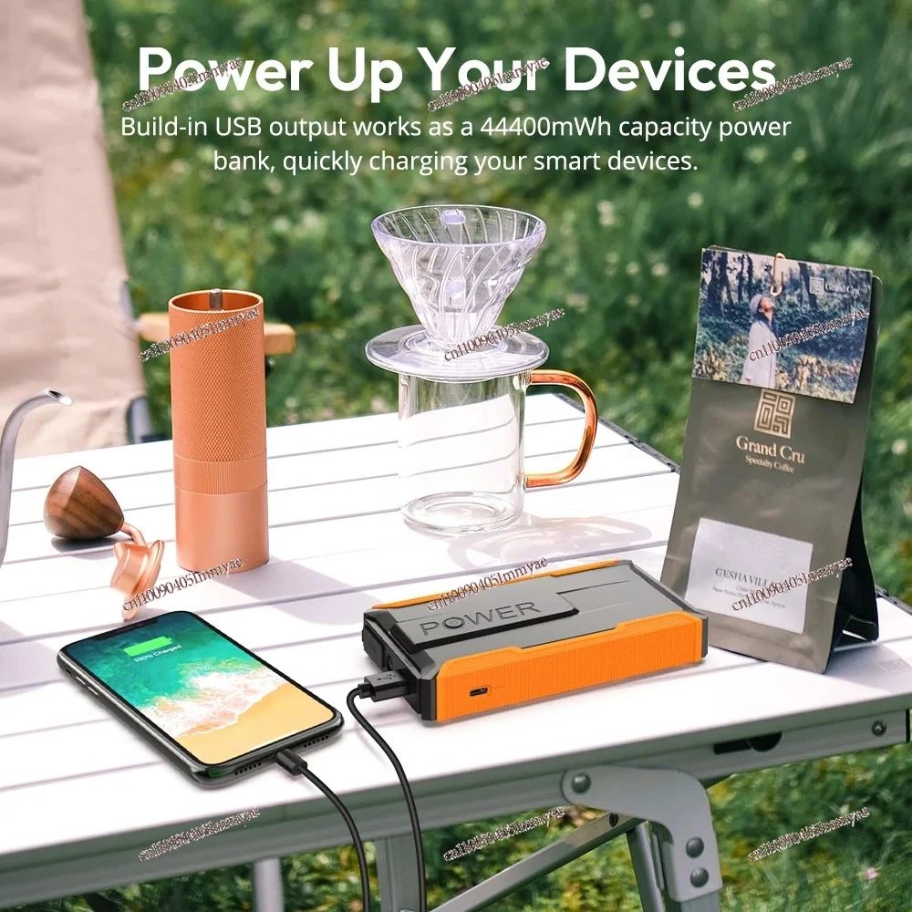 7200mAh سيارة الانتقال كاتب قوة البنك 1250A بطارية محمولة الداعم شاحن بدء جهاز 12 فولت بطارية السيارة الداعم