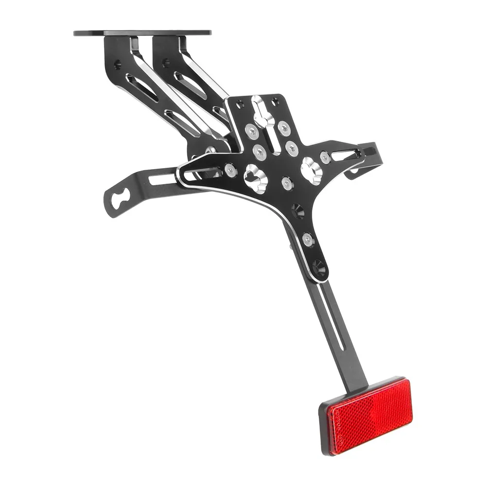 

GS1250 ADV350 Motorcycle Universal License Plate Holder Adjustable Fender Eliminator Fits For Yamaha BMW Kawasaki Suzuki Honda