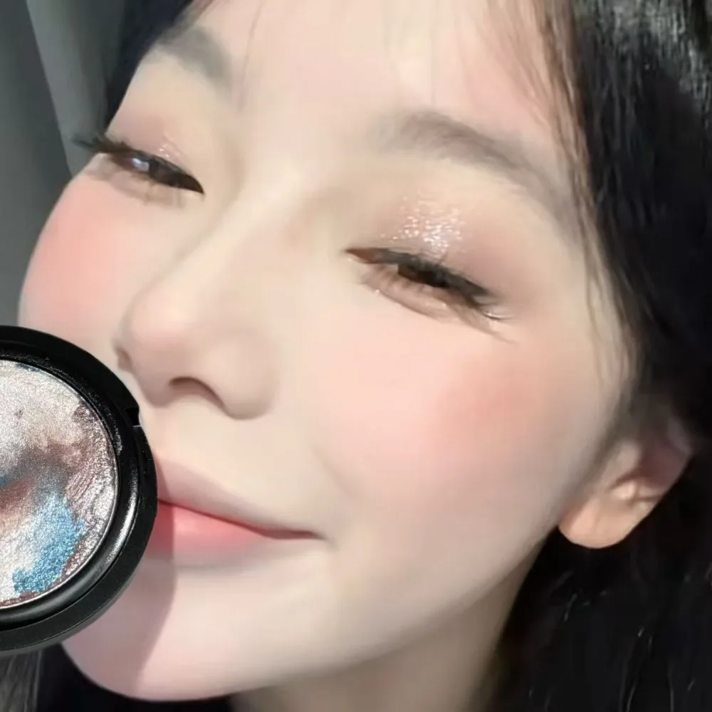 Olieverfschilderij Oogschaduw Veelkleurig mengselpalet Shimmer Highlighter Blue Earth Tone Sparkle Chameleon Charmante oogmake-up