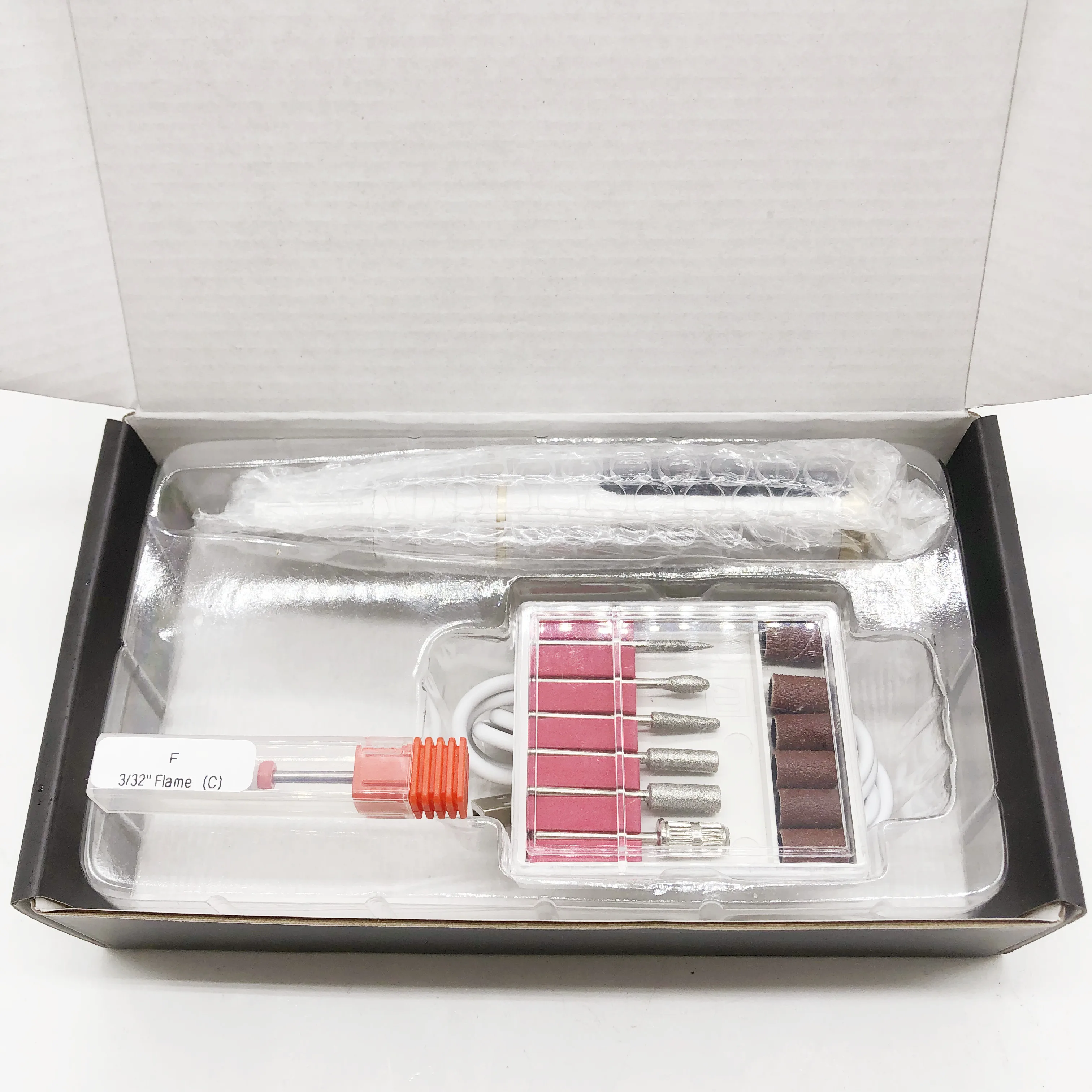 Elektryczna frezarka do paznokci USB, 30000 obr./min, przenośna, do użytku w samochodzie, z zestawem noży, narzędzia do zdobienia paznokci STRONG210 204 90