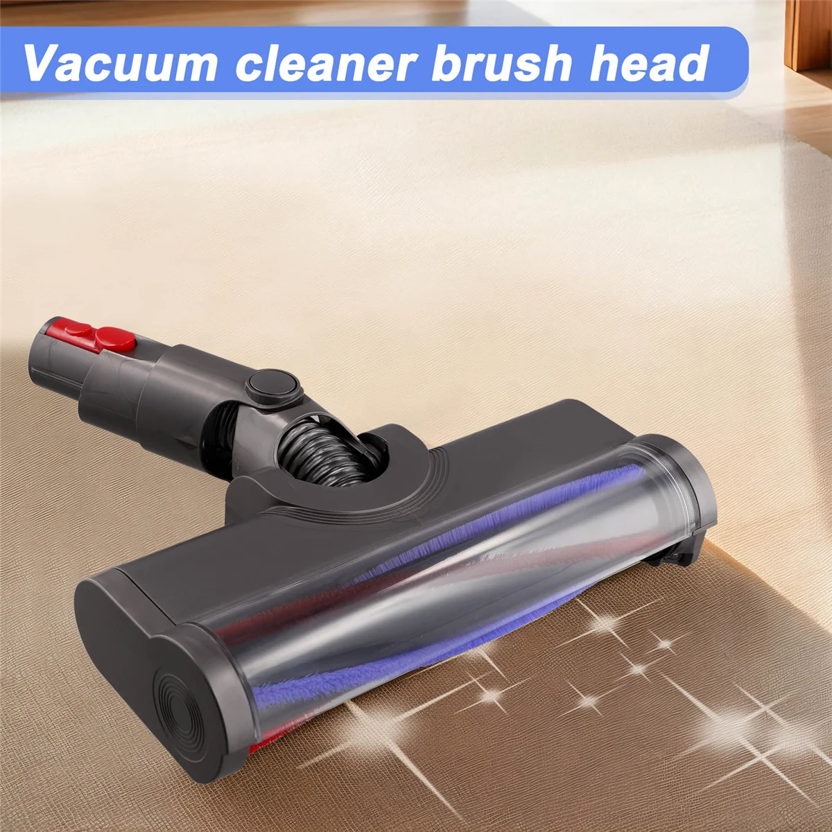 A01M Przystawki próżniowe Elektryczna głowica szczotki podłogowej do odkurzaczy bezprzewodowych Dyson V10 Slim/V12 Slim Głowica szczotki turbiny podłogowej