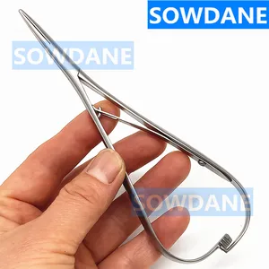 Mosquiteiro ortodôntico, anel para ligadura e colocação elástica, suporte para ligadura, 14cm, ferramenta de laboratório dental 12 principais vendas sapatos de bico - №11