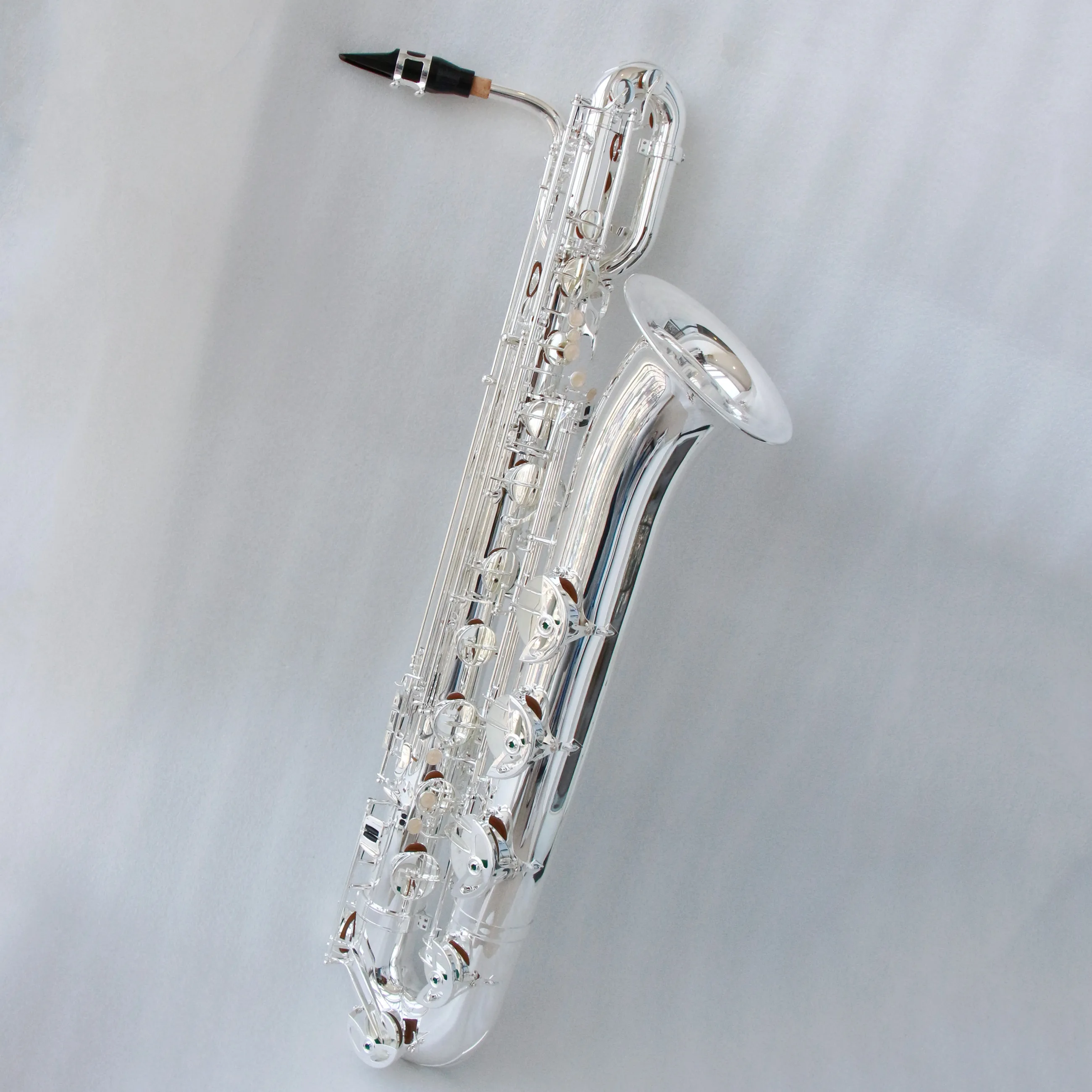 

Affordable Cheap Baritone Saxophone For Sale Good Quality Silver Plated Baritone Saxophone