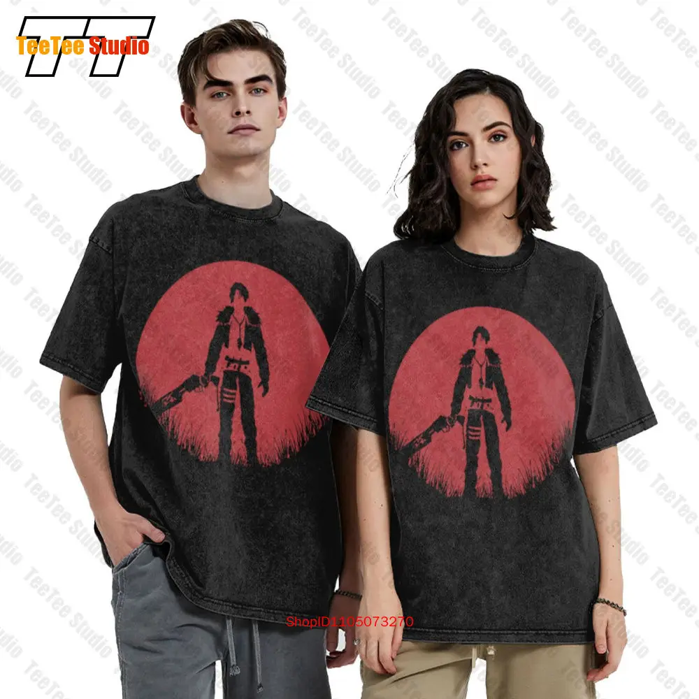 Squall Leonhart Final Fantasy 8 Viii Gamer Vintage Oversized T-Shirt FHR9 view 2