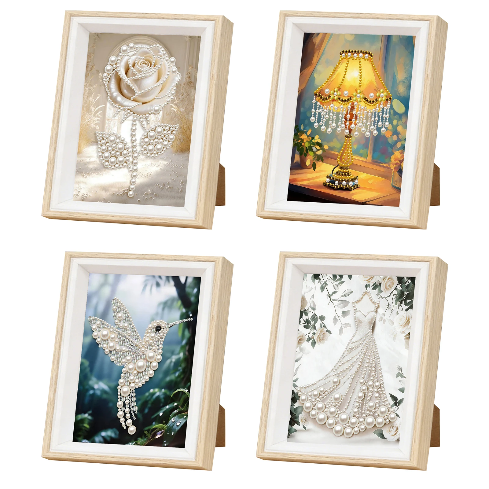 

Наборы для творчества DIY: Жемчужная алмазная живопись для взрослых и начинающих, изысканные сверкающие картины, декор для дома, подарки ручной работы