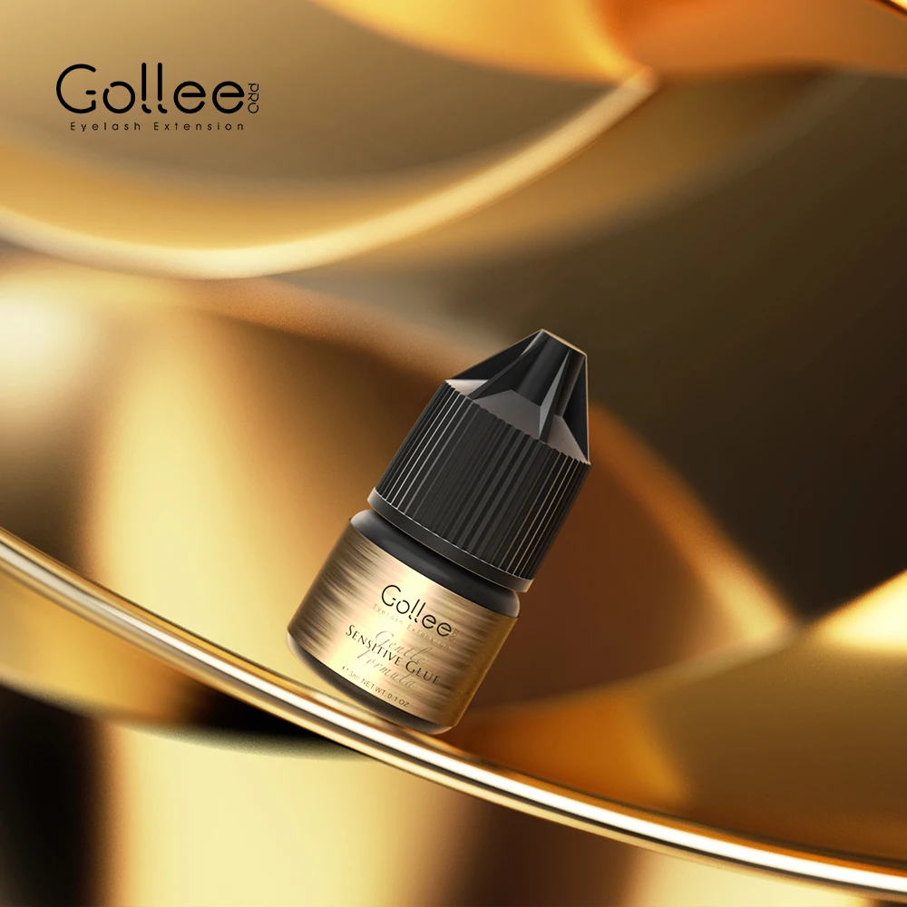 Gollee 3 مللي لا تهيج رمش الغول الذاتي تطعيم تمديد سريع جاف لاصق للاستخدام المنزلي الذاتي لاش تمديد لوازم أدوات #6