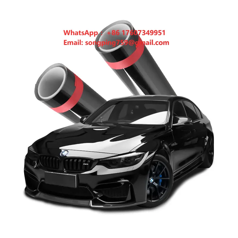 Calise Body PPF Black High Gloss Car Paint Protective Film TPU Material Self-Healing and Anti-Scratch Discoloration Resistant