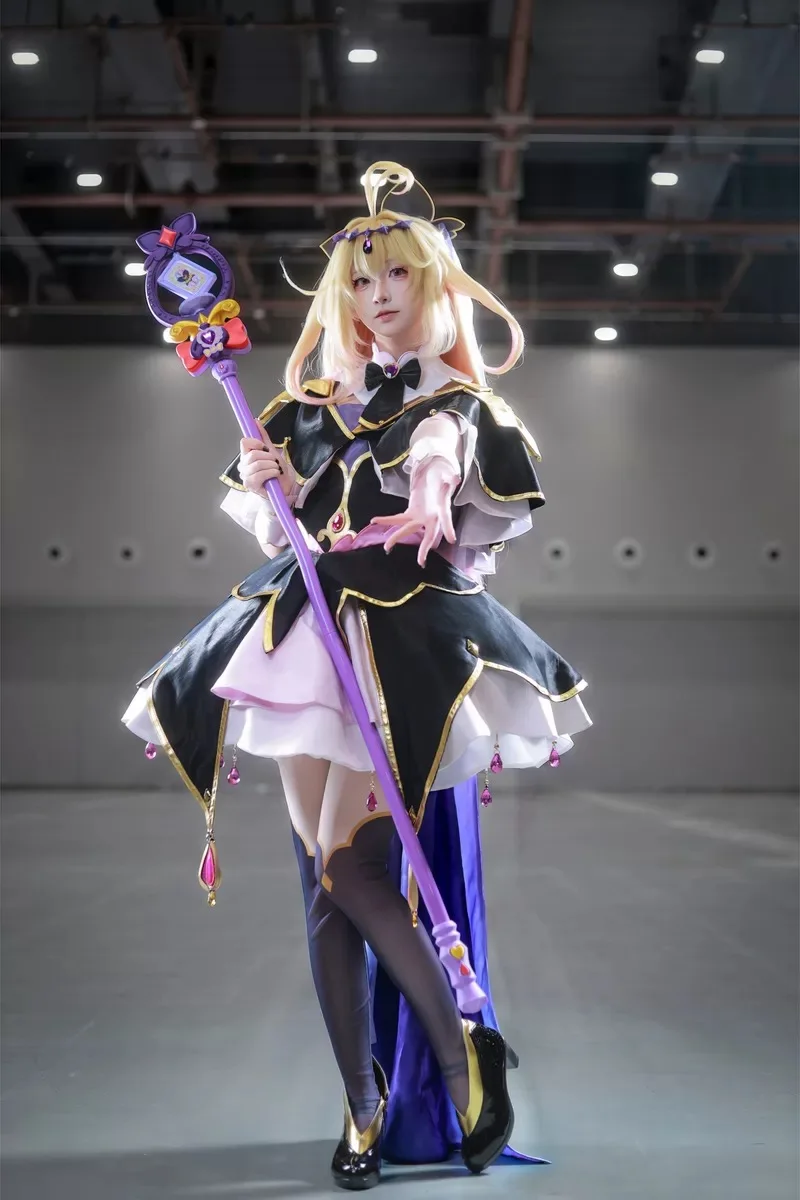 

Star Detective Precure ! Moria Ruruka Cosplay Costume Halloween Carnival Women Sweet Lolita Dress Accessories Gloves Socks Suit
