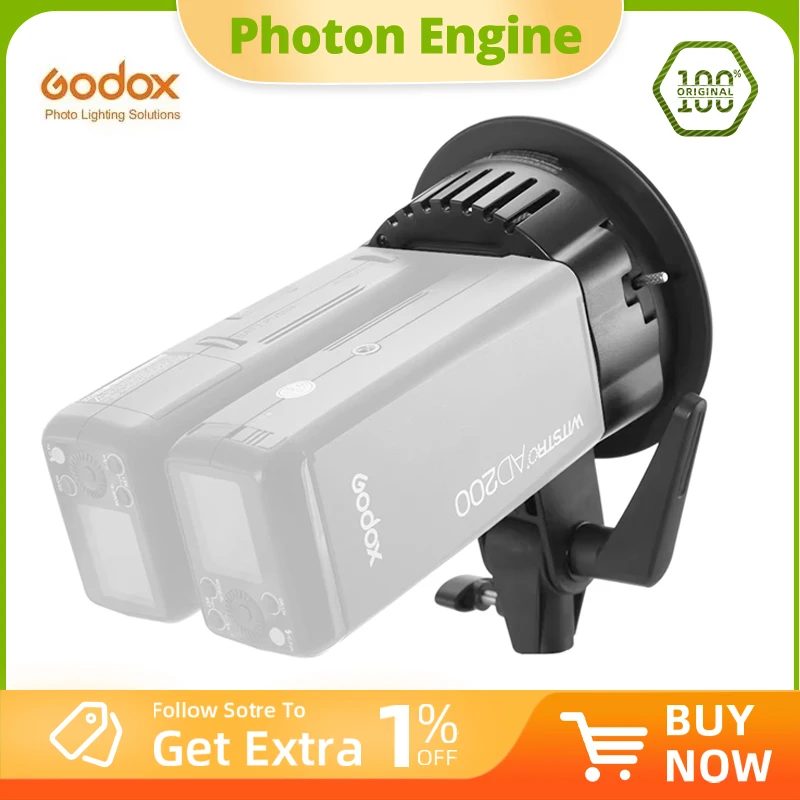 

Godox AD-B2 Bowens Mount 2 в 1, кронштейн для световой головки для портативной вспышки AD200