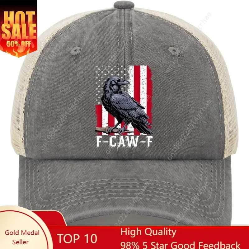 

F-Caw-F Funny Crow Golf Hat Golf Caps for Son