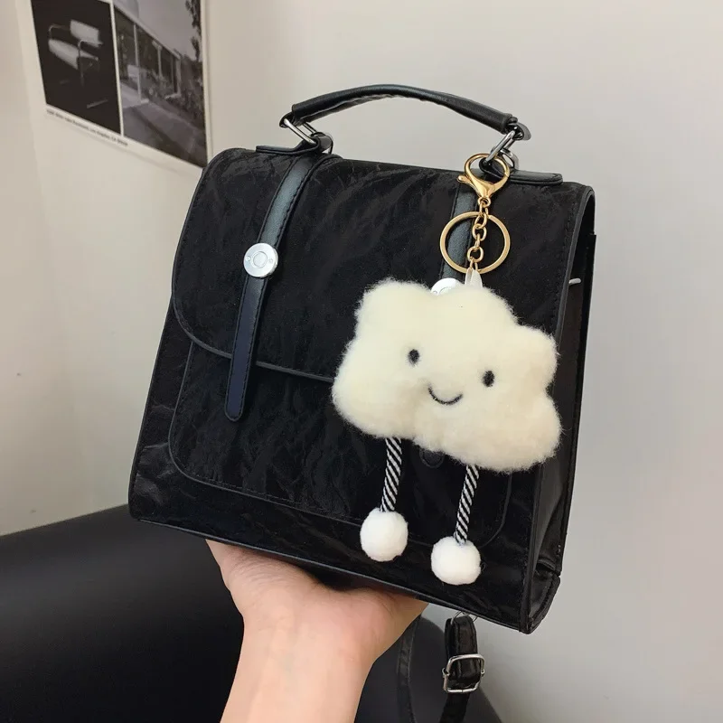 

Fashion Small Backpack College Style Portable Small Square Bag Travel Bag