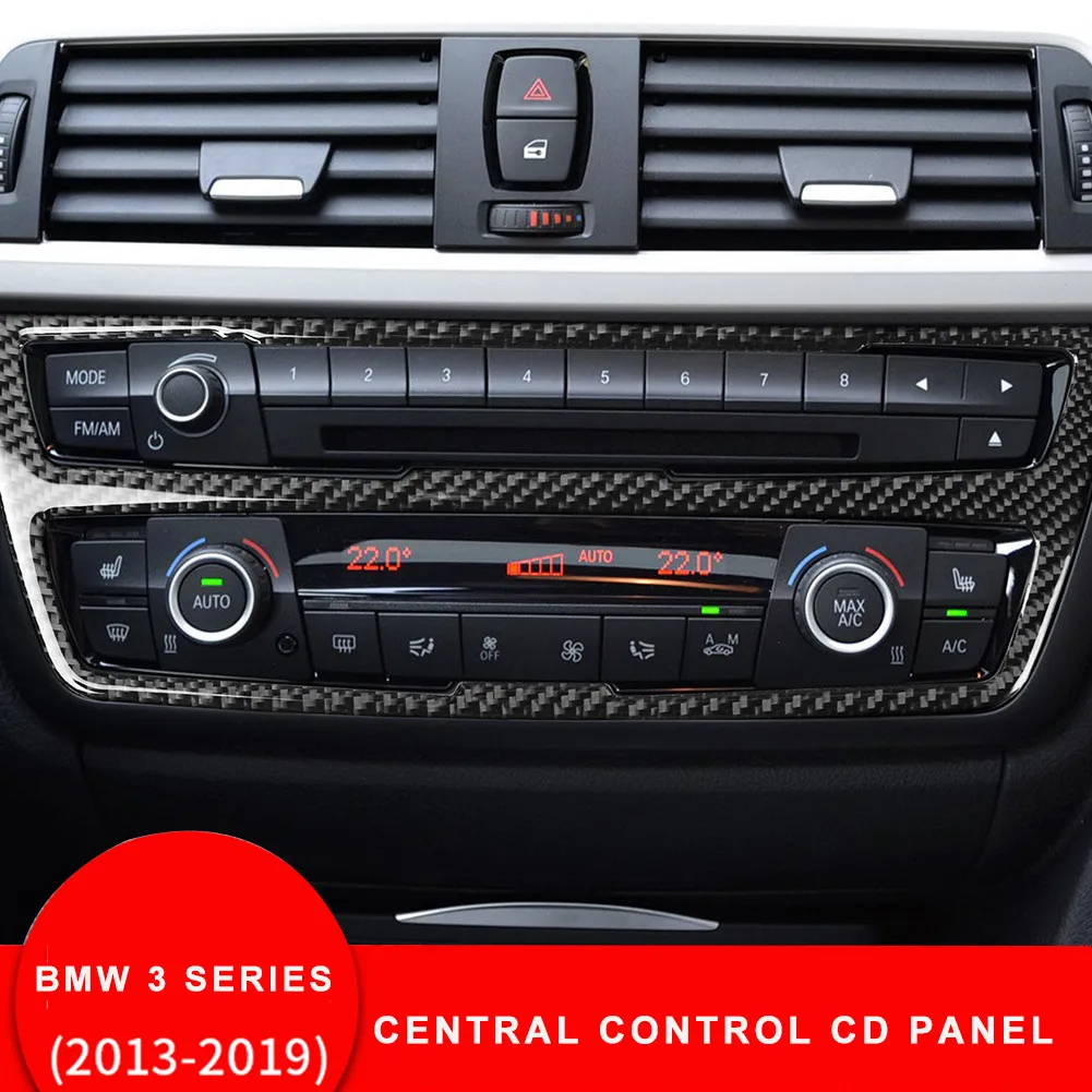 

Carbon Fiber Sticker Center CD Panel Sticker For BMW 3 4 Series F30 F34 2013-2019 Years Interior Sticker Auto Decoration