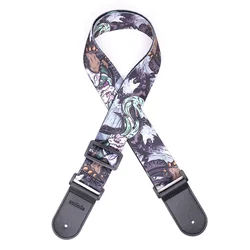 National Wind Straps for Rock Guitar Player, New Color, Special Personality Straps, High-end