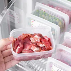 Refrigerator Freezing Antibacterial Storage Box Frozen Meat Food-Grade Dedicated Classification Sealed Small Fresh-Keeping Box