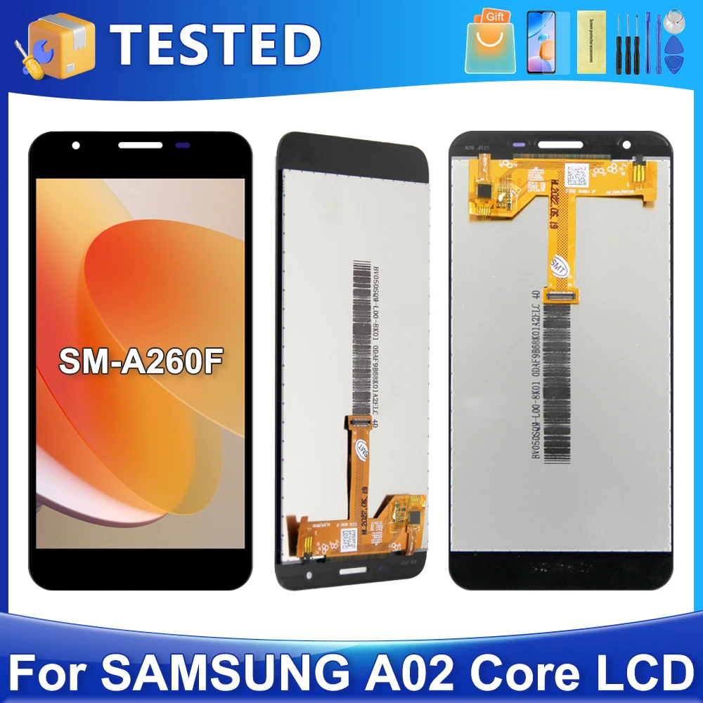 5,0 ''A2 Core для Samsung A260 A260F A260G ЖК-дисплей с сенсорным экраном и дигитайзером в сборе, замена