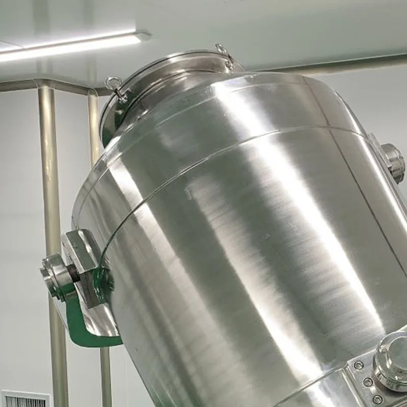 New Dry Powder Granule Drum Mixer 100KG 200KG Plastic Mixing Powder Mixer Machine