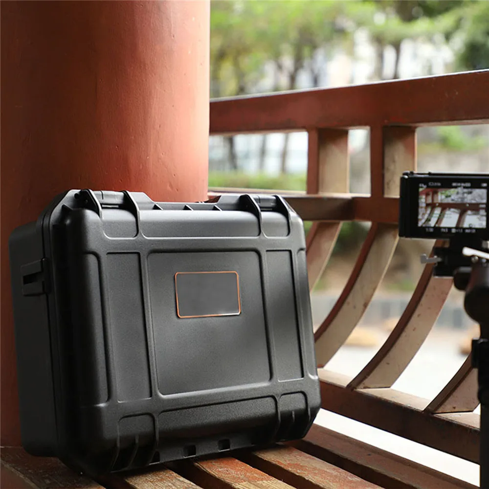 Черный водонепроницаемый футляр для хранения, жесткий защитный футляр с подкладкой из ЭВА для мини-аксессуаров RS 3