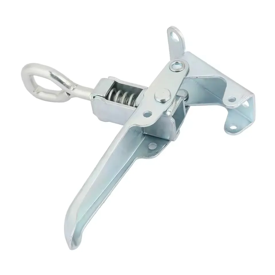 1pcs Heavy Duty Trailer Spring Hasp Container Door Handle Hasp Fastener Accessories, Truck Trailer Buckle Hasp Safety Latch