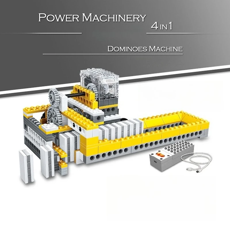 SEMBO Machinery Machine Building Blocks Children's Educational Assembly 4-in-1 Gear Robot Model Ornament Trendy Toy