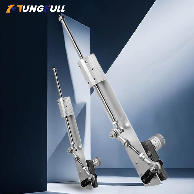 

3-15CM Mini Telescopic Linear Actuator 24V DC Reduction Gear Motor Speed ​​Adapter Adjustable Telescopic Rocker Actuator