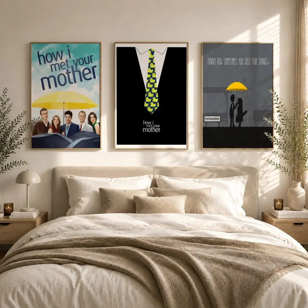 How I Met Your Mother Poster HD art sticky wall waterproof home living room bedroom bar aesthetic decoration