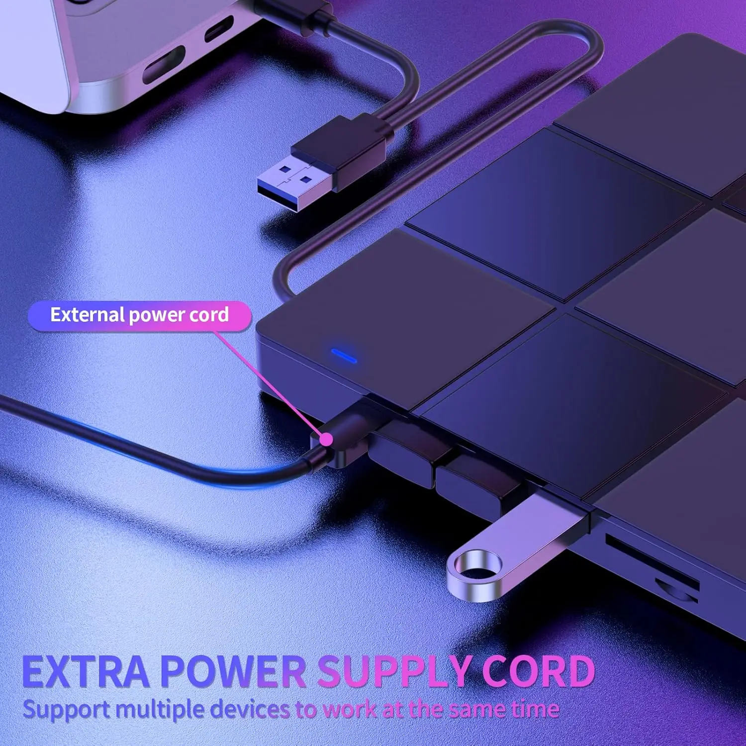 محرك أقراص CD/DVD خارجي، مشغل DVD لأجهزة الكمبيوتر المحمول، محرك أقراص مضغوطة محمول فائق النحافة USB 3.0 متوافق مع أجهزة الكمبيوتر المكتبية Mac